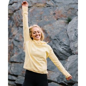 Zyia Oh So Soft Yellow Hoodie Small BNIB w tags